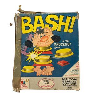 Vintage Milton Bradley Bash Game 1969 Complete Set